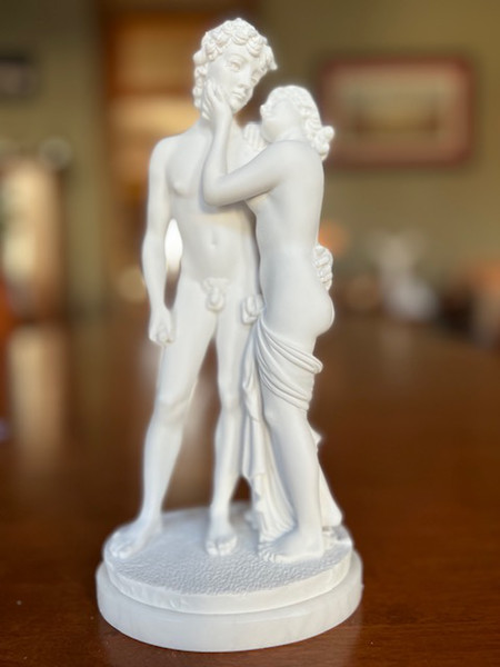 Venus and Adonis Marble Sculpture Statue Mortal Classical Canova Art